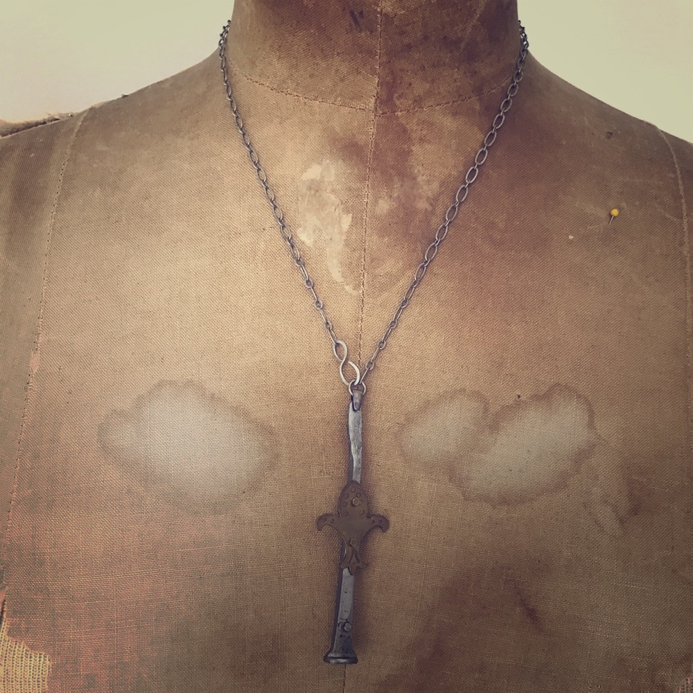 Handcrafted necklace.